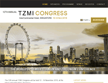 Tablet Screenshot of congress.tzmi.com